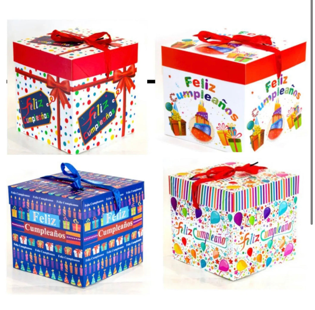 Feliz Cumpleaños Gift Box Kit 6x6x6
