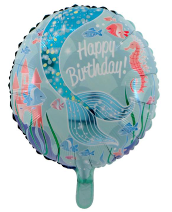 18'' Happy Birthday Mermaid