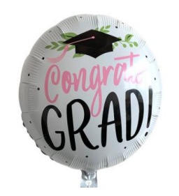 18'' Congrats Grad Pink