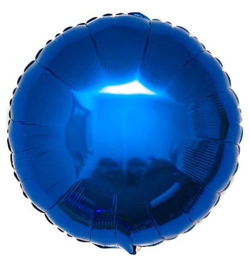 18 Round Blue Globos Pr Inc