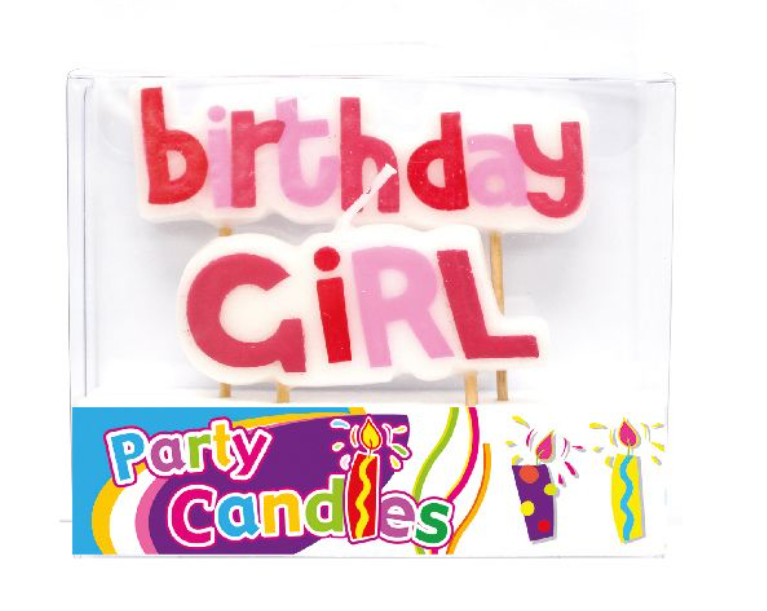 Birthday Girl Candle 1set