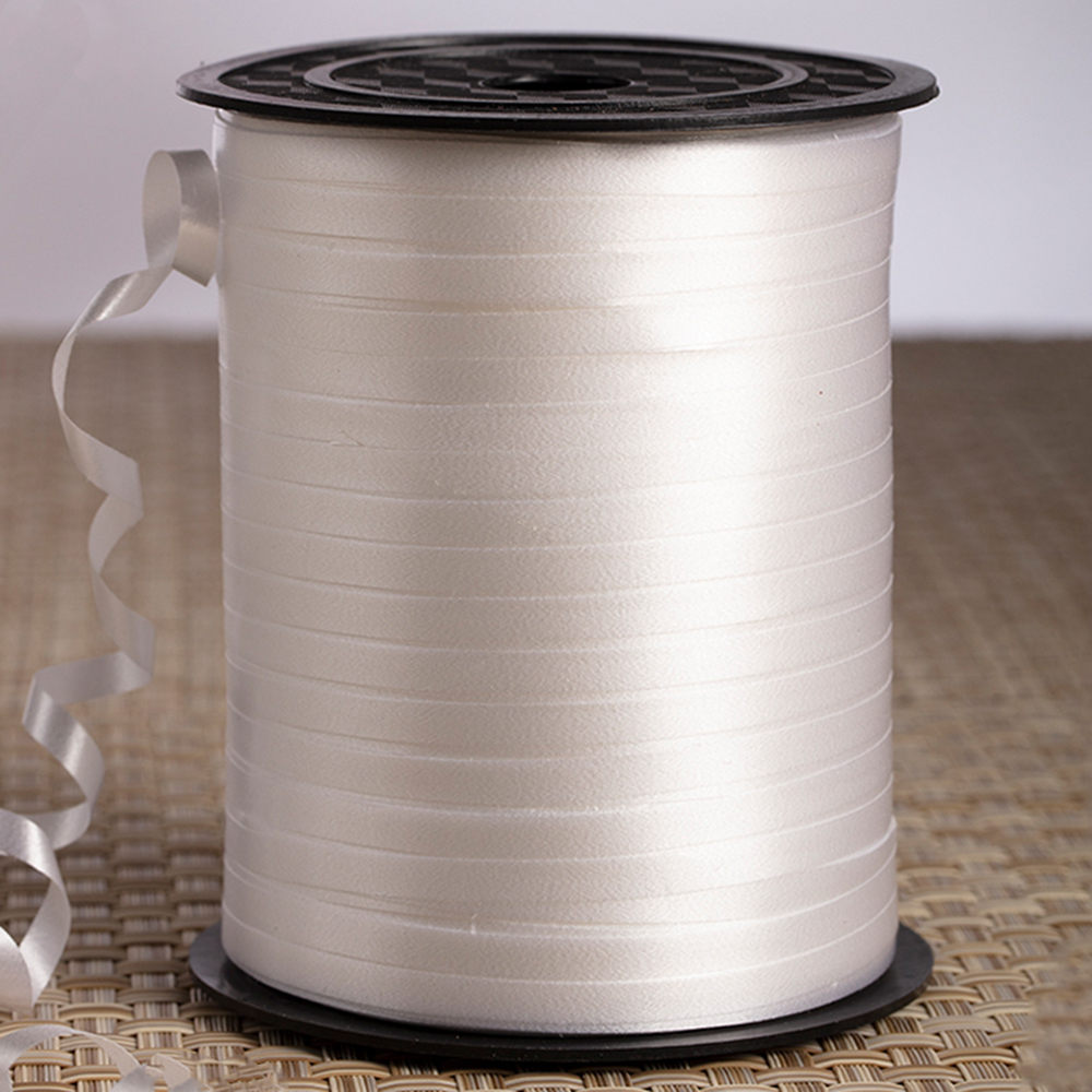 Curly Ribbon WHITE 3/16'' 500yds