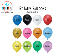 Cargar imagen en el visor de la galería, 12&quot; Latex Balloons - 72pcs
