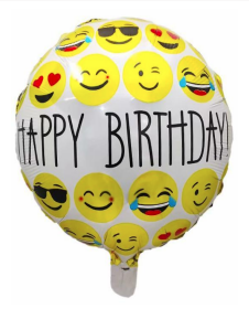 18'' Happy Birthday Emoji