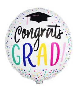 18'' Congrats Grad Colorful