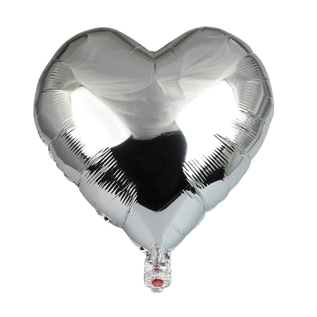 18'' Heart Silver